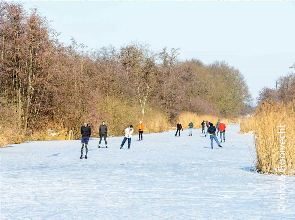 Schaatsen op de Ankeveense Plassen