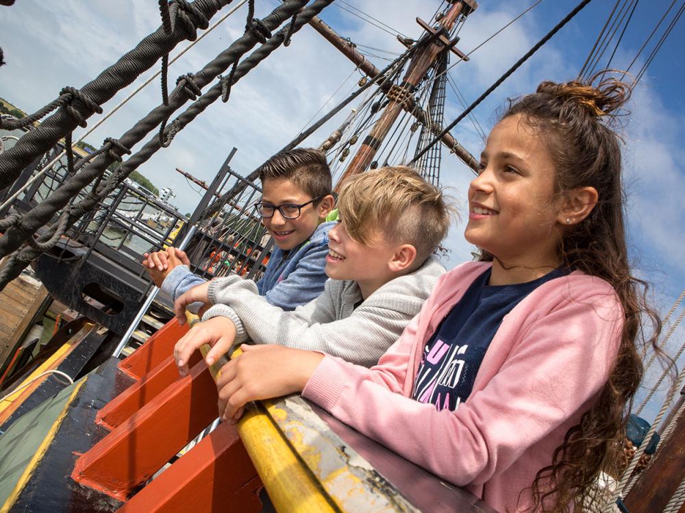 Bataviastad Lelystad Zijaanzicht