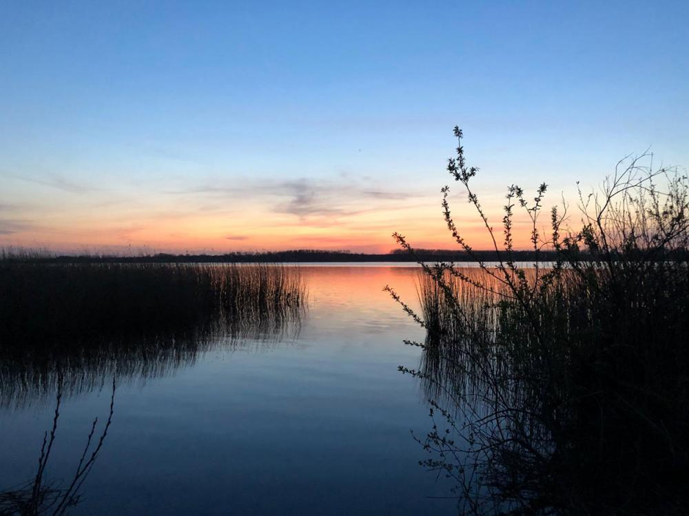 Veluwemeer zonsondergang