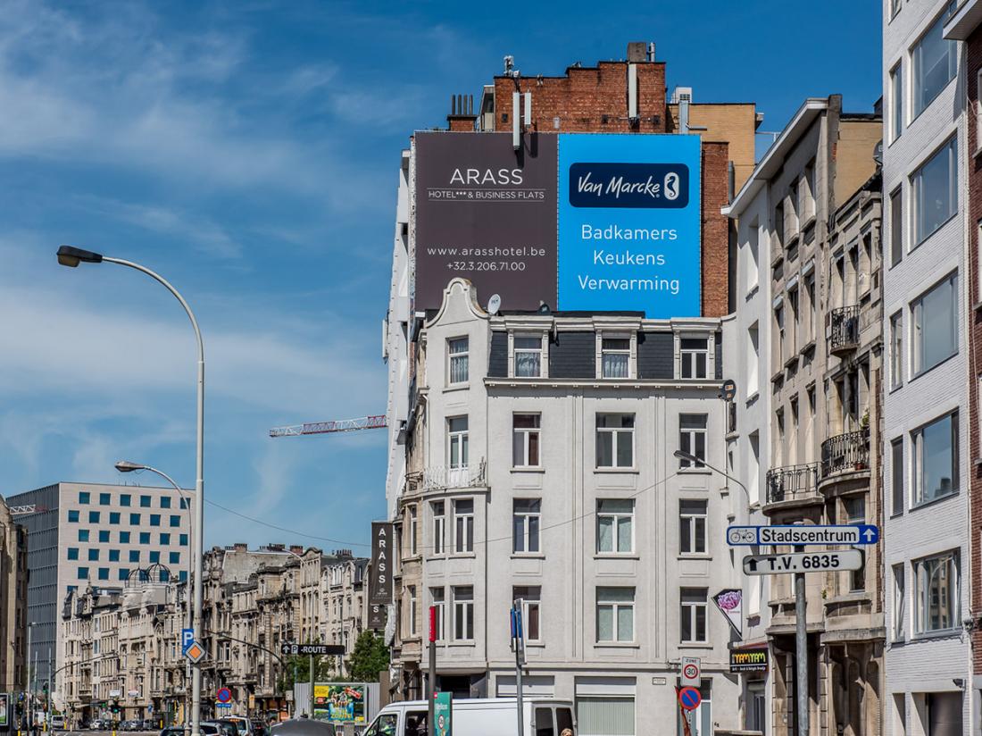 Arass Hotel Antwerpen Aanzicht Belgie Hotelaanbieding Zijaanzicht