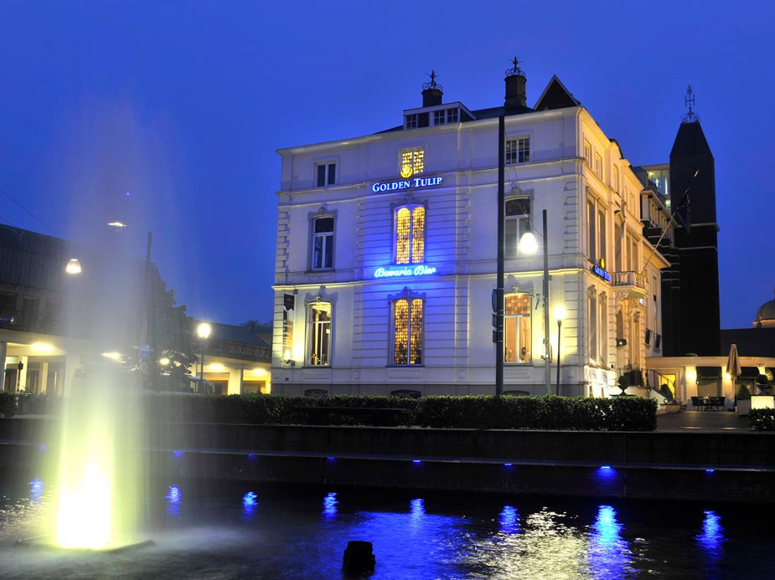 Golden Tulip West Ende Brabant Weekendjeweg Hotel exterieur aanzicht fontein