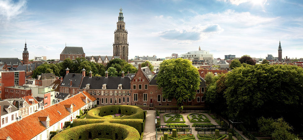 fietsen van hotel naar hotel groningen