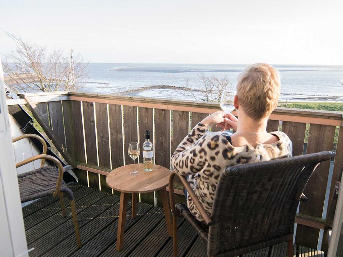 hotelaanbieding Vlieland balkon loods hotel