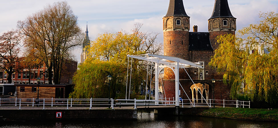 delft fietsen van hotel naar hotel