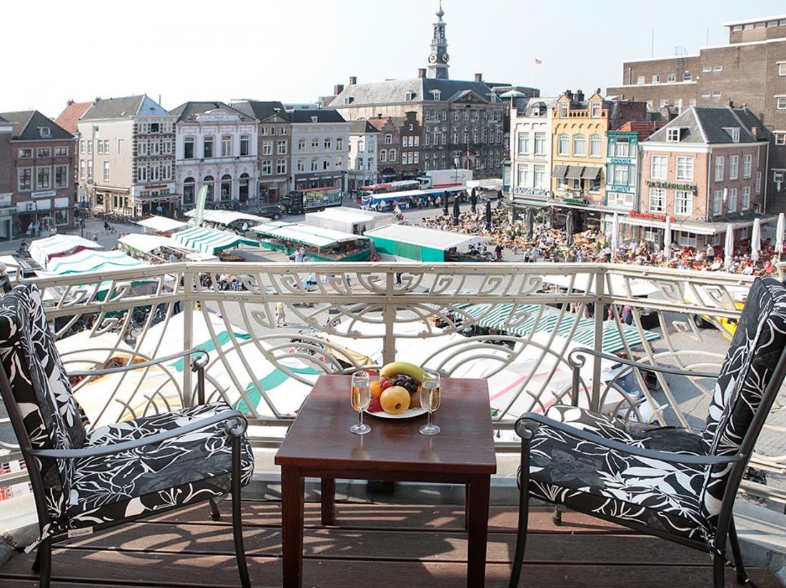 Terras op de markt