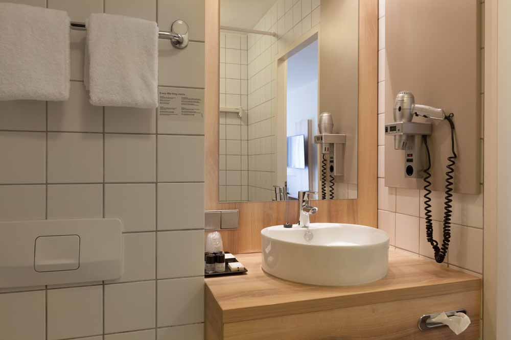 Best Western Baars badkamer hotelkamer hotelarrangement