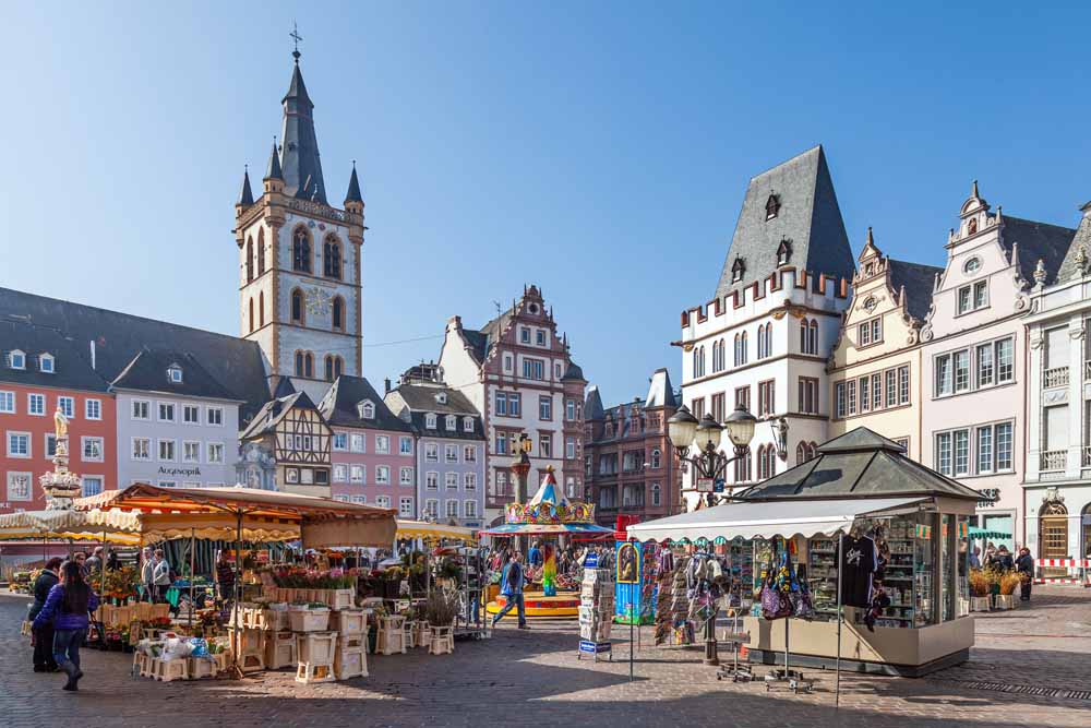 Marktplein Trier Duitsland