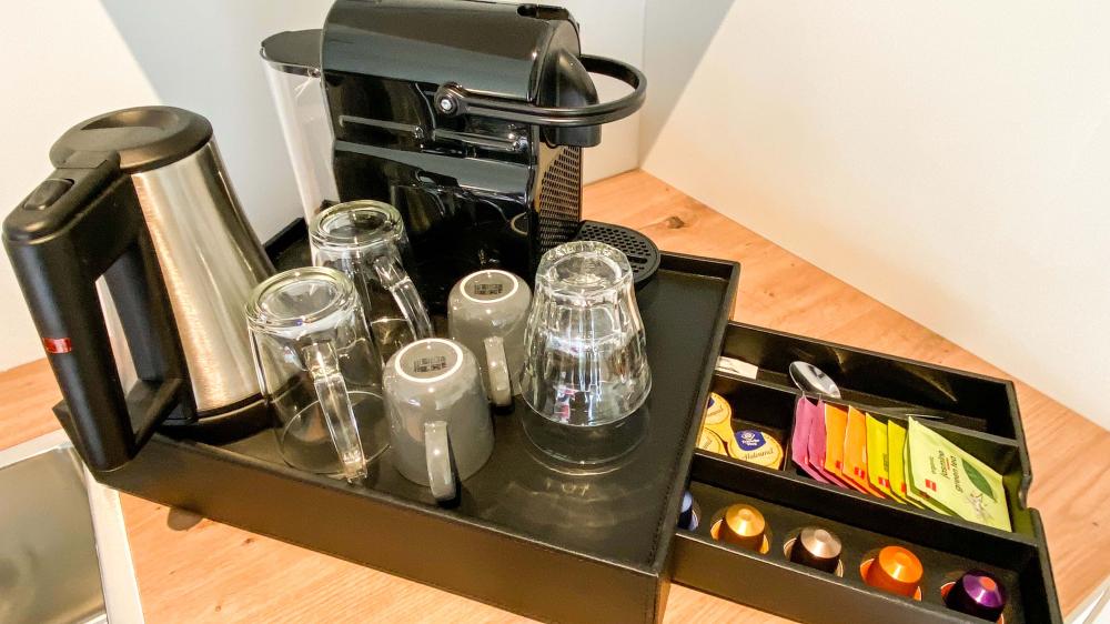 koffie thee faciliteiten snoozz hotels