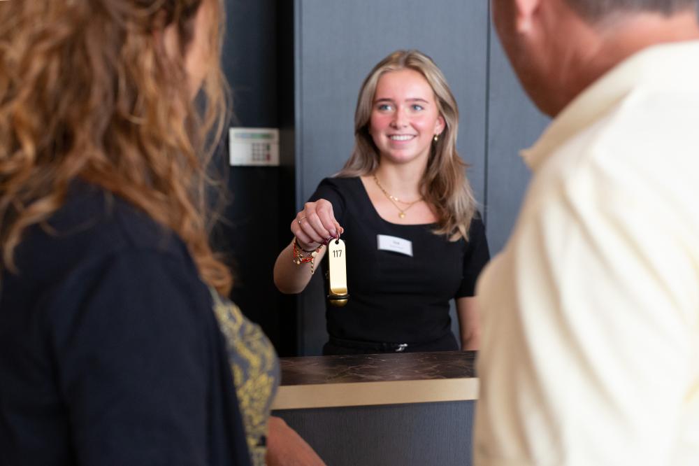 Weekend weg hotel bonaparte receptionist