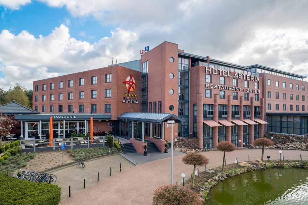 hotel asteria venray limburg actie bovenaanzicht voorzijde