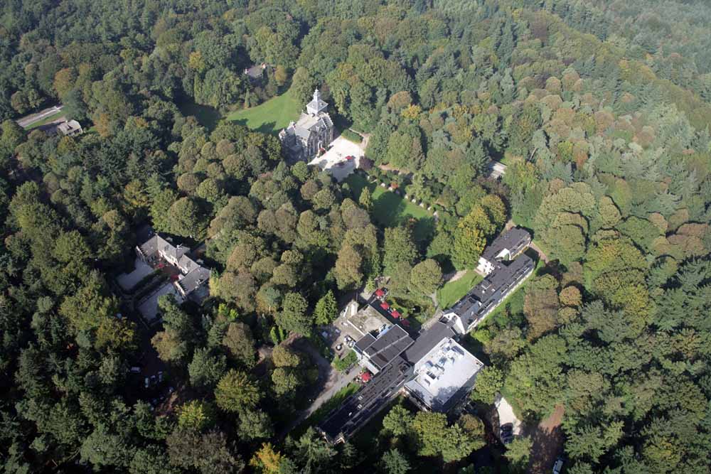 Luchtfoto landgoed Zonheuvel Doorn hotelarrangement