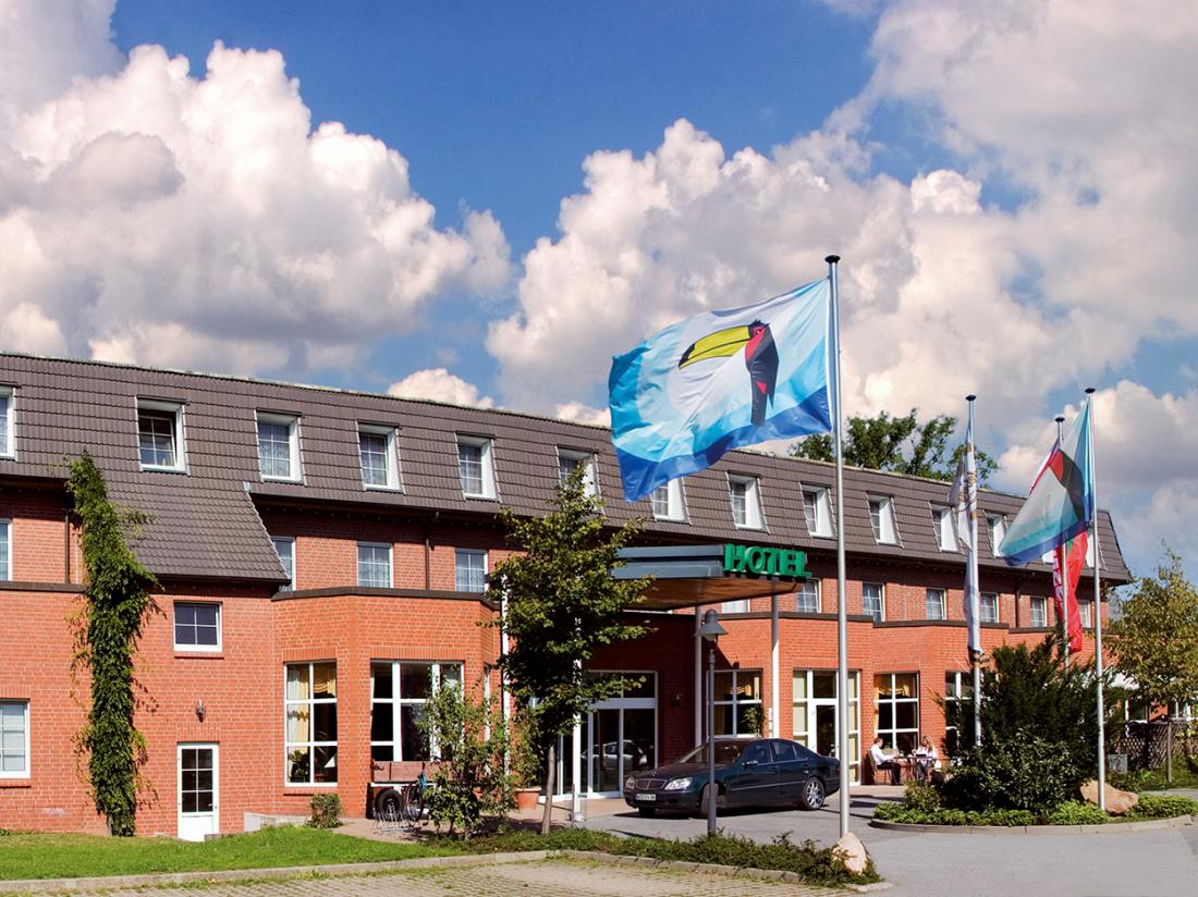 Van der Valk Hotel Spornitz Duitsland vooraanzicht hotel