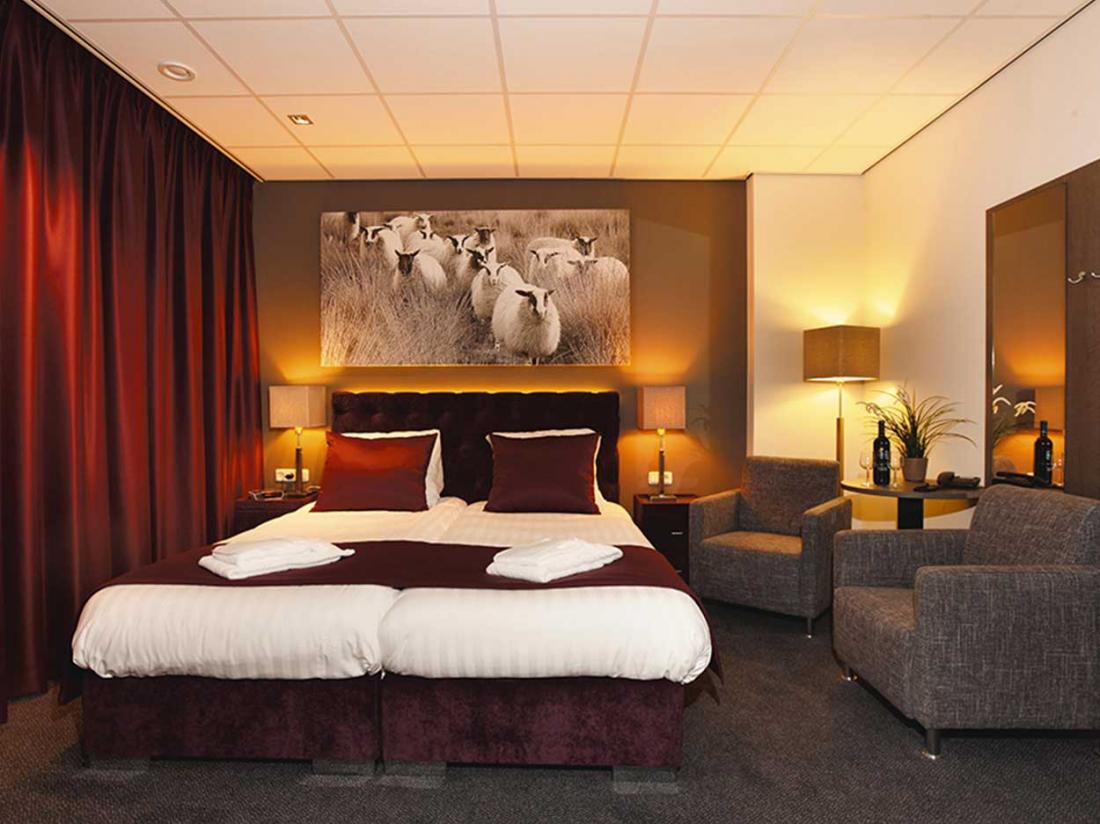 Drenthe arrangement Hotel  Restaurant kuik hotelkamer