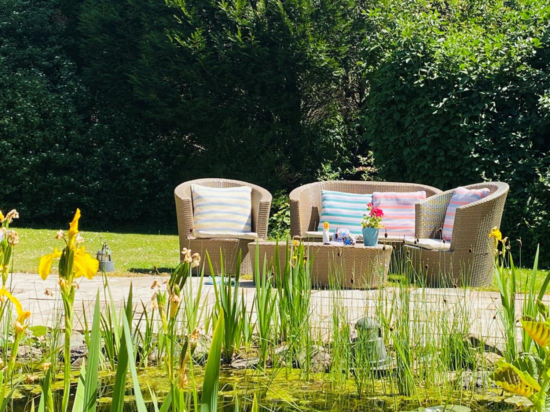 Hotel Schaepkens van Sint Fijt Valkenburg Limburg Terras Aan Vijver