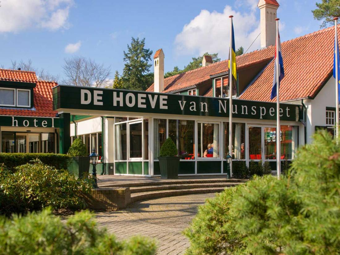 hotelaanbieding hoeve van nunspeet bossen voorkant