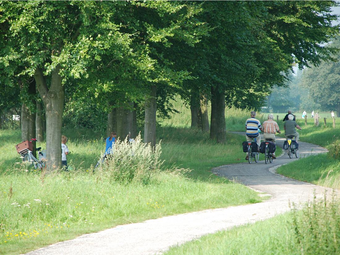 fietsen van hotel naar hotel gelderland