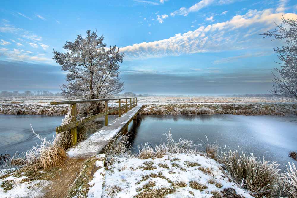 wandelen drenthe winter