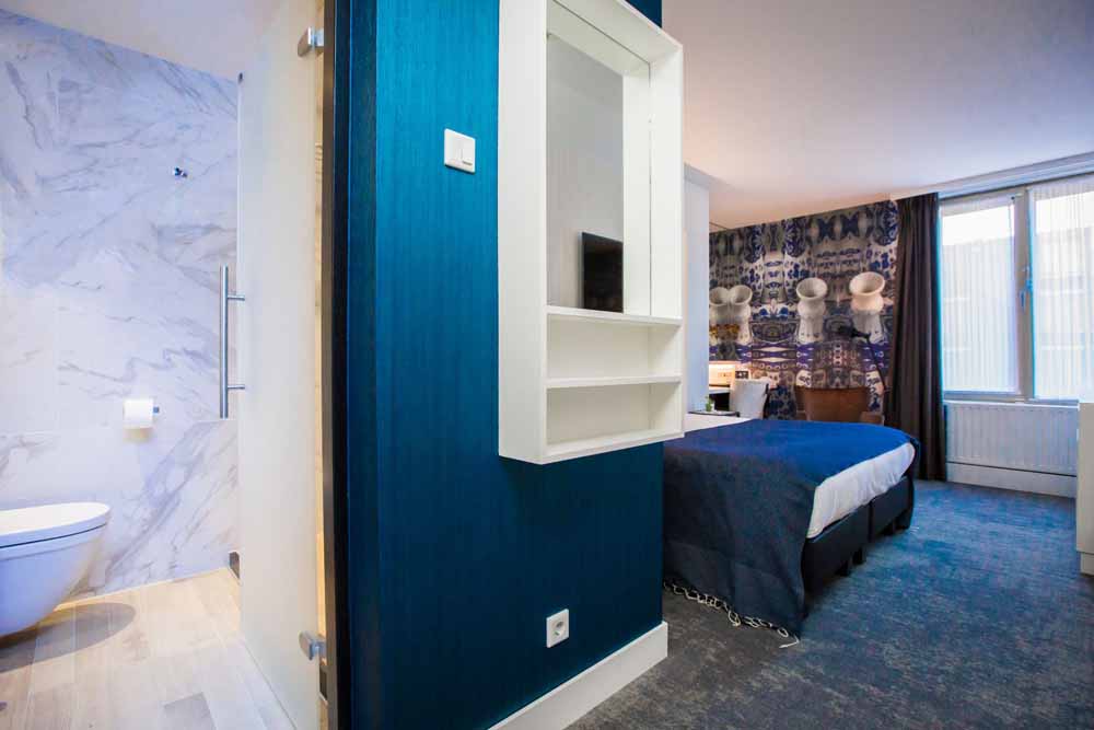 badkamer queensize kamer