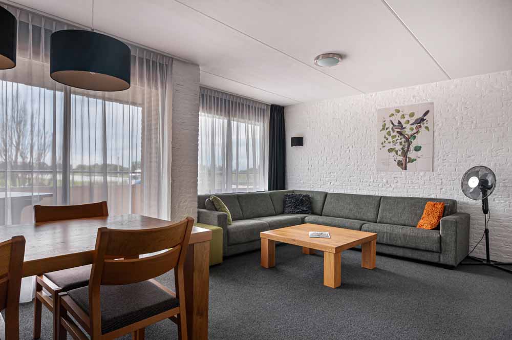 Zitgedeelte comfort kamers