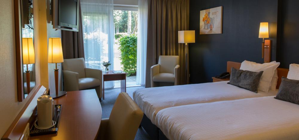 twin kamer terras westcord hotel de veluwe
